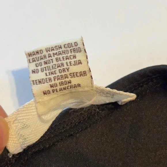 Sans Souci Strapless Maxi Dress Orange Red Tribal Geometric Cutout Size Medium - Picture 8 of 11